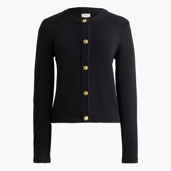 NWT J.Crew Factory Cotton Cardigan Sweater Lady Jacket - Picture 1 of 8